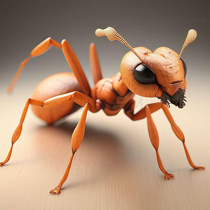 3D модель Pogonomyrmex apterogenos (STL)